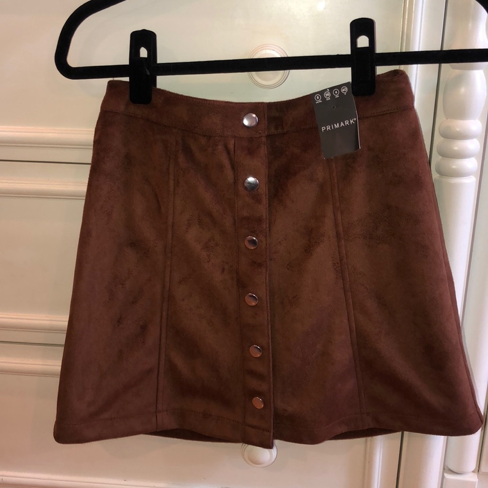 Button down skirt
